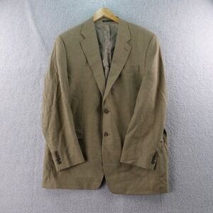 Mens Ralph‎ Lauren Lord & Taylor Houndstooth Blazer Jacket Sport Coat Size 44L